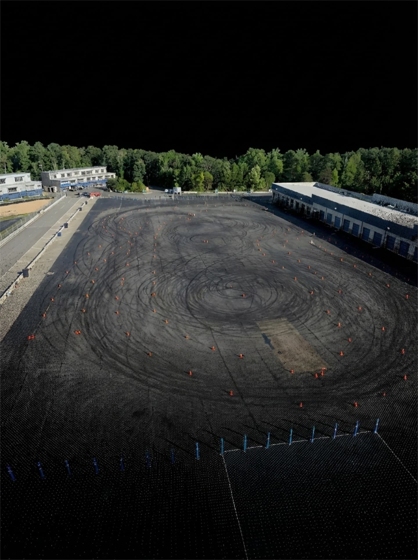 The south paddock rebuilt as 3D geometry